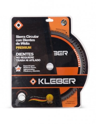 Sierra   Circular  180 Mm  X   60  Dientes  D. Wi. " Kleber "