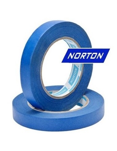 Cinta De Papel  P/  Obra U.v. Azul   "  Norton "  24 Mm.  *  50 Mts     