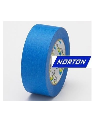 Cinta De Papel  P/  Obra U.v. Azul   "  Norton "  48 Mm.  *  50 Mts     