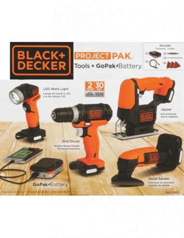 Juego De  Herramientas Electricas Inalambrica C/ Batteria  Black + Decker