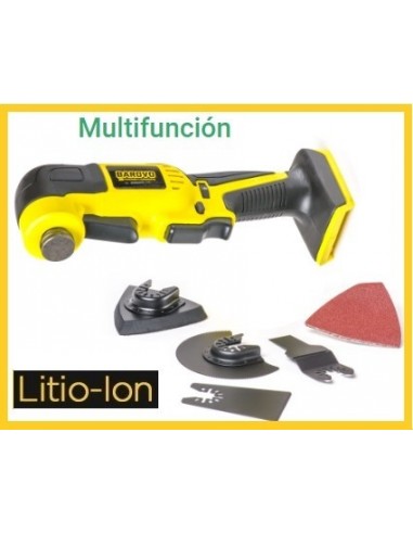 Amoladora     Multifuncion    Inalambrica  18 V  * Ion Litio " Barovo " Sin Bateria Y Sin Cargador