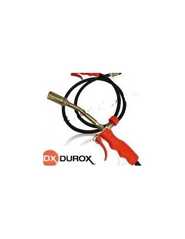 Soldador  Plomero  Curvo   22 Mm   C/ Gatillo   P/ Garrafa De  3 Kg   "durox"