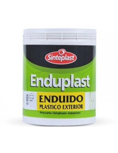 Enduido  Para   Exterior    Enduplast   1 Lts   " Sinteplast "