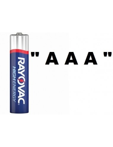 Pilas    "  Rayovac " " Alcalinas "     Chica   A A A     - Made In Usa -