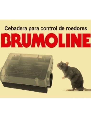 Raticida        " Casita  Con Cebadera  Recargable   Vacia   " Brumoline "