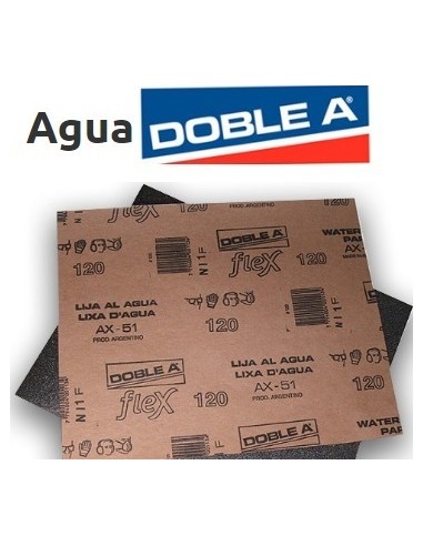 Lija  Al  Agua  " Doble A "     80    * Agua Flex