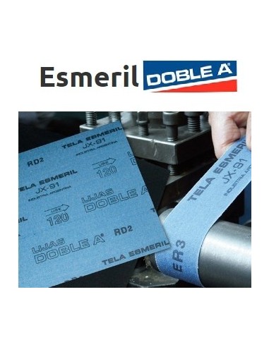 Tela  Esmeril   " Doble A "     50  (gruesa)