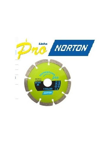 Disco  Diamantado   Laser     115 Mm   " Norton "  " Pro "  " Segmentado " Profesional  - Sain Gobain