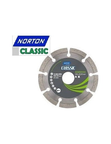 Disco  Diamantado   Laser     180 Mm   " Norton "  " Classic "  " Segmentado "  - Sain Gobain