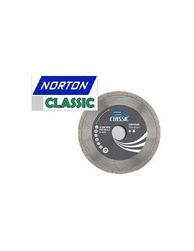 Disco  Diamantado   Liso        180 Mm   " Norton "  " Classic "  " Continuo " - Sain Gobain