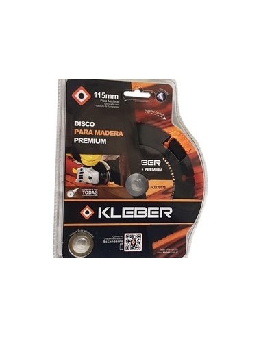 Disco  Diamantado    " Corte Madera "  180 Mm  " Kleber "   Laser - Segmantado