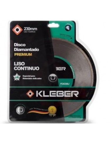 Disco  Diamantado   Liso        115 Mm   " Kleber "  Premium  " Continuo " 