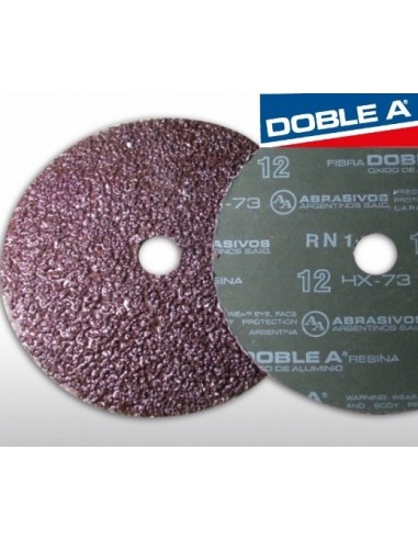 Disco  De Fibra    12    " Doble A "      ( 180 * 22 )  Grano Abierto