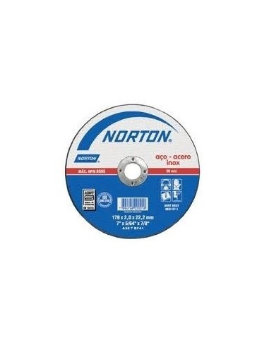 Discos De Corte   "norton"  C/d   9     *  3 Mm  " Bda "