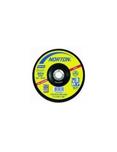 Discos De Desbaste  Norton   7"     *  6,4 Mm  C/d  " Bda "