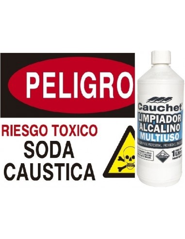 Soda   Liquida   1  Lts   * Limpiador Alcalino Multiuso     " Cauchet "     (**sin Sedronar)  