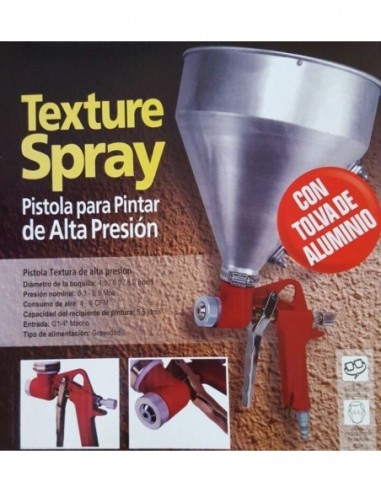 Pistola  De  Pintar    Latex   5 Lts - Prof. Y Revestimientos" Texture  Spray "  (iva 10,5%)  B-002