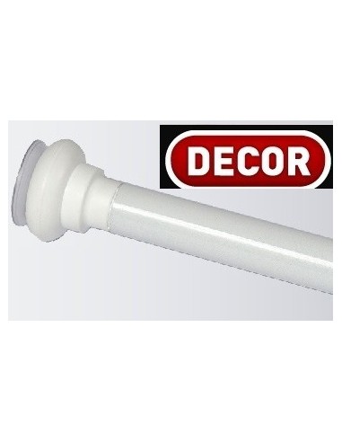 Caño  Para  Cortina  De  Baño   De 1,30  A  2  Mts     Blanco Premiun  " Decor "