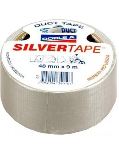 Cinta  Duct Tape   "doble A"    Blanca             Entelada   48 Mm  X  9 Mts