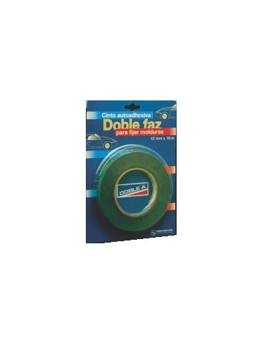 Cinta Doble Faz   Automotor   " Doble A " Para Fijar Molduras  12 X 10 Mm