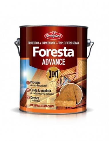 Impregnante  Foresta  " Advance Brill "  Caoba       1 Lts    " Sinteplast "