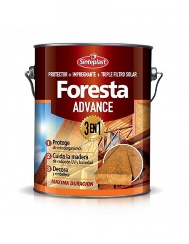 Impregnante  Foresta  " Advance Satin "  Cedro       4 Lts    " Sinteplast "