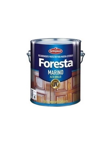 Laca   Exterior    Foresta  Marino     4 Lts    (azul) Sinteplast