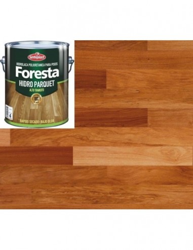 Laca  Pisos  Brill   " Hidro Parquet "    4 Lts    " Foresta  - Sinteplast "