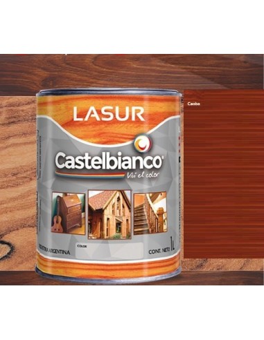 Impregnante   Lasur " Satinado "   Caoba       20  Lts   " Castelbianco "