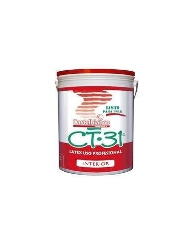 Latex   Clase  "  C "    Interior       " Ct31 "         4 Lts     "  Castelbianco "   -   Poderoso Cubritivo  * Blanco