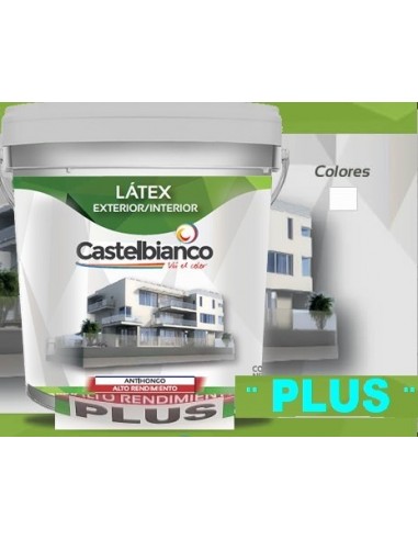 Latex   Clase  " B"     Exterior - Interior      "  Plus  Prof. "      1 Lts    "  Castelbianco "   -  * Blanco   