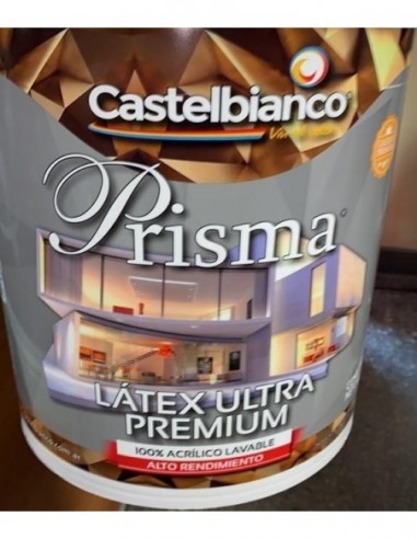 Latex   Clase * Premium   Frentes    " Prisma Muro "      4  Lts  * ímpermeabilizante    " Castelbianco "  * Blanco