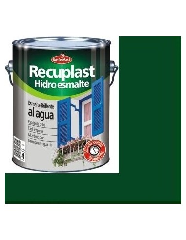 Verde  Ingles    Hidroesmalte          1/4   Lts      * Recuplast  " Sinteplast "