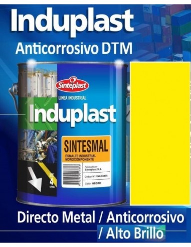 Amarillo  04 Vial    " Dtm "           4   Lts.  " Induplast -  Sinteplast "