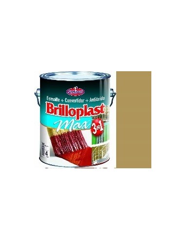 Beige   Brilloplast     1 Lts             3en1  Max   " Sinteplast "