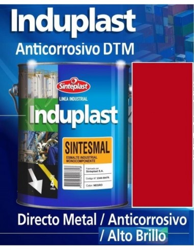 Bermellon      " Dtm "          20   Lts.  " Induplast -  Sinteplast "