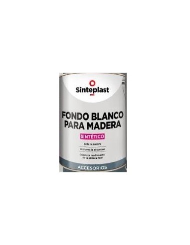 Fondo  Blanco  Para  Madera   20 Lts     Sinteplast - Mano Previa