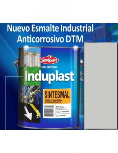 Gris      " Dtm "            4   Lts.  " Induplast -  Sinteplast "