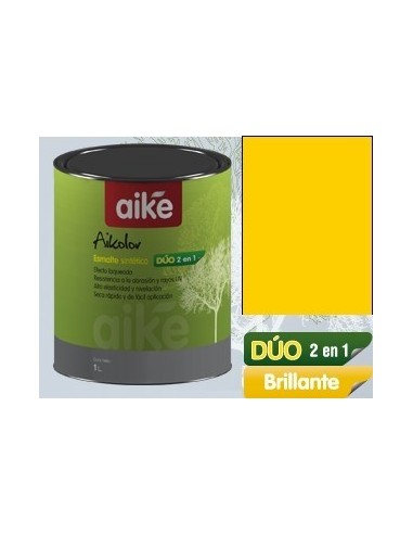 Amarillo           "  Aike "        1/4  Lts        " 2 En 1 "  -   " Best - Paint "