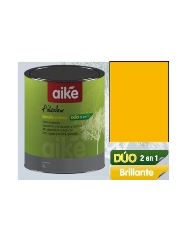 Amarillo  Mediano  "  Aike "      1  Lts              " 2 En 1 "  -   " Best - Paint "