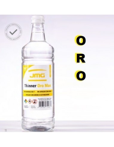 Diluyente   Thinner   Sello De  Oro      1  Lts - 900 Cc     " Jmg  "   Env. Pvc