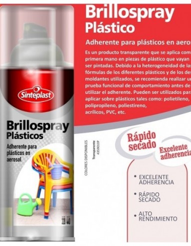 Aerosol    240 Cc          Adherente  P/ Plasticos     3en1   Brillospray  Max