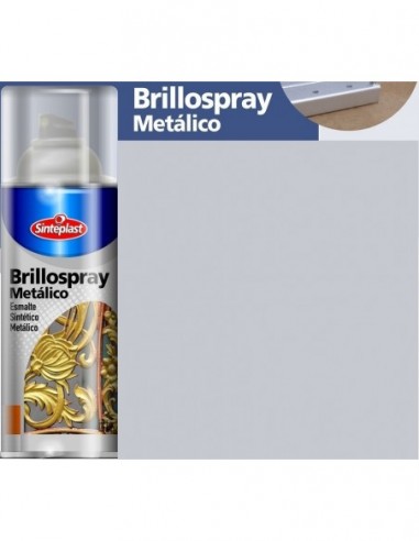 Aerosol    240 Cc     Metalico   Gris  Plata         3en1   Brillospray  Max