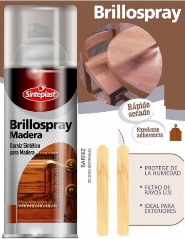 Aerosol    240 Cc   Barniz  Brillante            3en1   Brillospray  Max