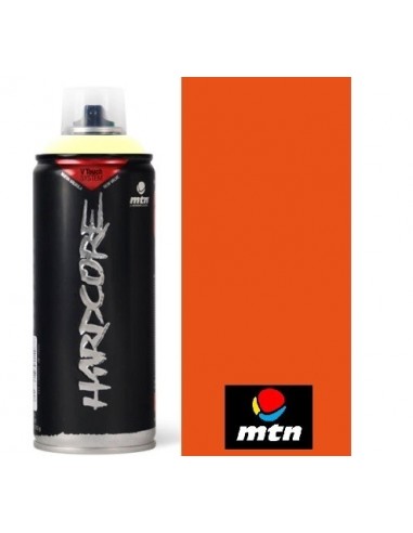 Aerosol  " Hardcore "  400 Cc   Naranja                         " Montana Hc2 Rv-2004 "    **producto Sin Cambio. **