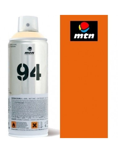 Aerosol  " Mtn 94 "         400 Cc   Mate   Naranja                    " Montana - 94 Rv-2004 " **producto Sin Cambio. **