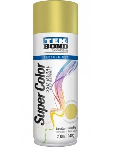 Aerosol   200 Ml / 140 Gr       Metalico  * Dorado           * Tekbond    "saint Gobain " 