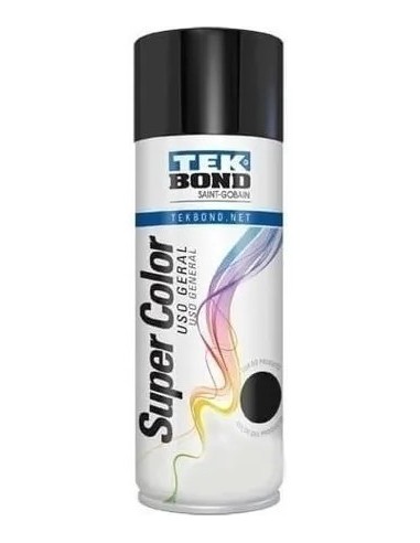 Aerosol   350 Ml / 250 Gr      Negro  Brillante    * Tekbond    "saint Gobain " 