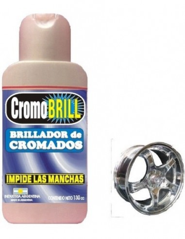 Limpiador  Brillador  De  Cromados   130  Cc       " Cromobrill  Proteger "