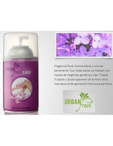 Aromatizador   Repuesto  Fragancia  " Lady "                " Urban Fresh "      185 Gr - 270 Ml 